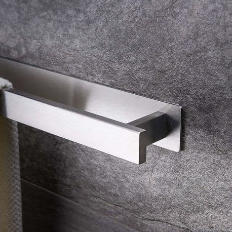 Ruicer Baderom Håndklestativ Selvklebende Håndklestang Håndklestang Rustfritt Stål 40cm