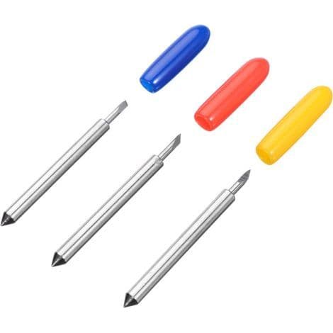 60 stk. fine kutterblader - erstatningsblader for Cricut, Roland 30°/45°/60° skjæreplotterblader - skjæreblader for Cricut