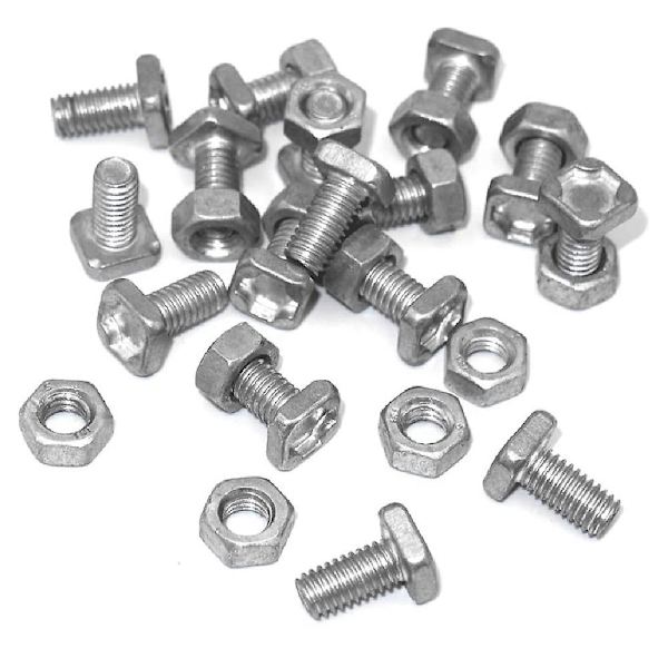 50 Sett Drivhusmuttere & Bolter Klippet Hode Aluminium Muttere Bolter For Bygging Reparasjon Vanntett