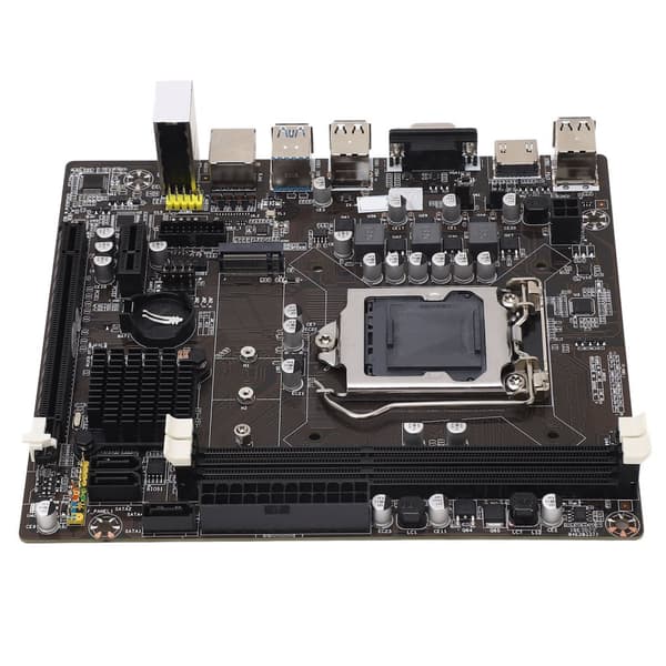 Stable Powerful Gaming Motherboard with DDR3 Support, 1155 Pin, I3 I5 I7 Processor Compatibility, 2 DDR3 Slots, and 1000M Network Interface