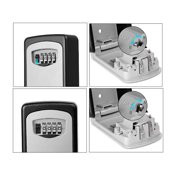 Key Cabinet with Code Lock / Key Hider - Security Cabinet for Keys