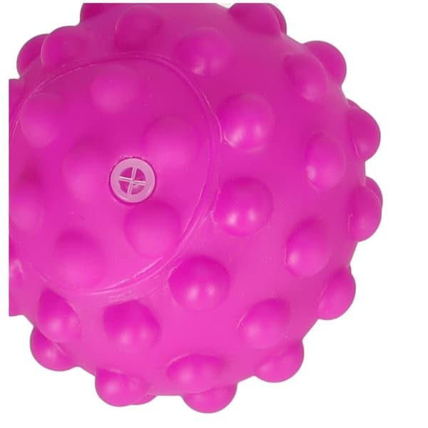 Sensoriska bollar i gummi med visselpipa 6-pack, från 6 månader