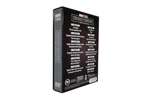 Marvel Studios Cinematic Universe 24-Filmers Samling (DVD Engelsk version, 13-Disc Box Set) Ny
