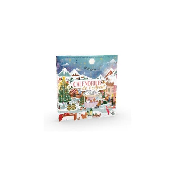 1008 brikker puslespill Eeboo adventskalender