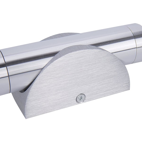 Moderna Vägglampor 360° Rotation LED Upp Ner Vägglampa Justerbar Aluminium Väggbelysning Inomhus Badrum Sovrum Lampa, Kallvitt [energiklass