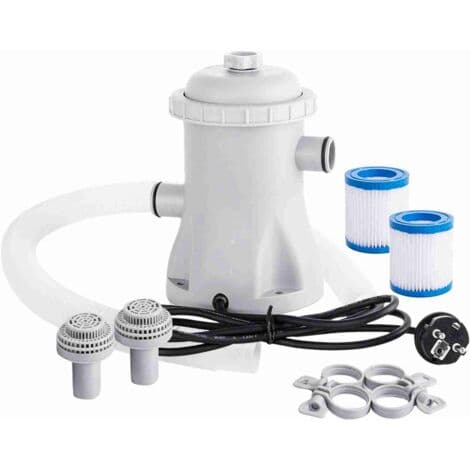 Zoternen 330 GPH 16W Patronfilterpump för ovanjordspooler