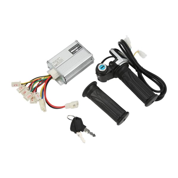 36V 1000W Brushed Motor Speed Controller with Lockable Battery Display Throttle for Mini Cross