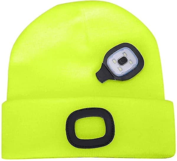 Lyste lue med oppladbart hodelykt, ultrasterk 4 LED vanntett hodelykt