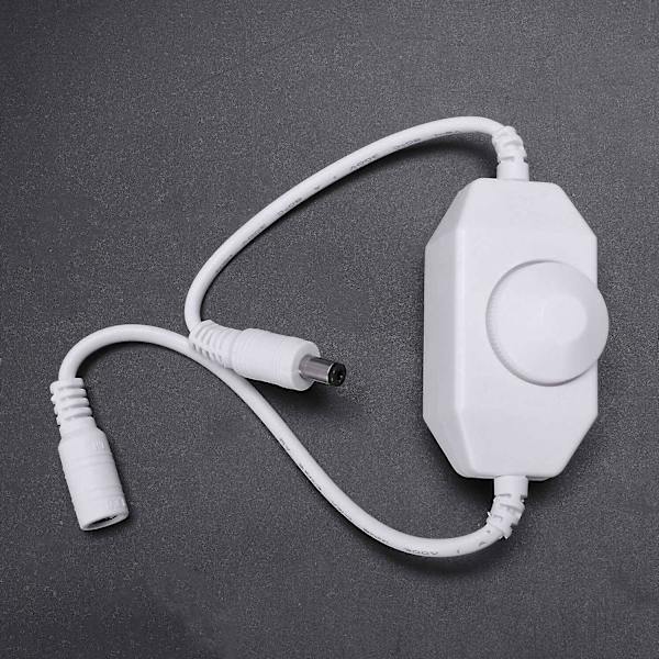 12v / 24v 6a LED Dimmer Controller Juster Lysstyrke For Nem Farve Klar, Hvid