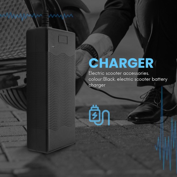 Lader til El-Scooter 42v 1.5ah Batterilader (EU Stik)