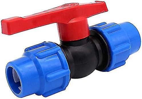 Plastkulaventil för 32 mm klämslang