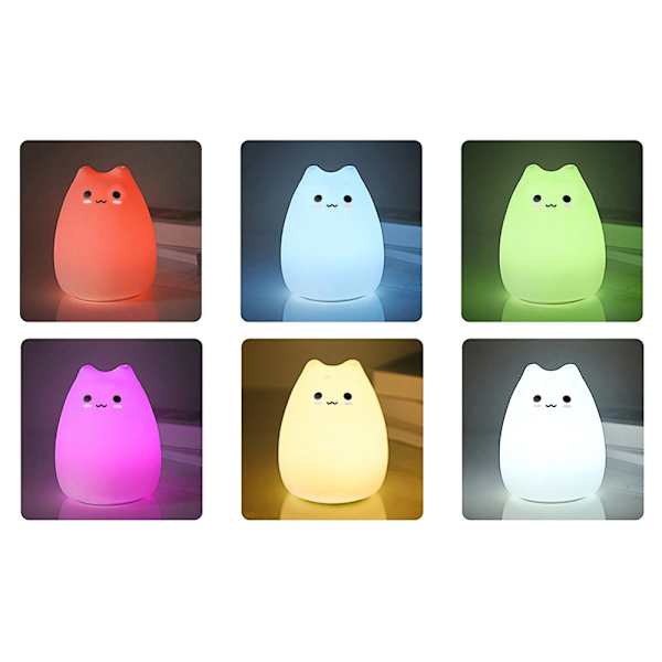 LED Lamp / Wireless Night Light - Kitten