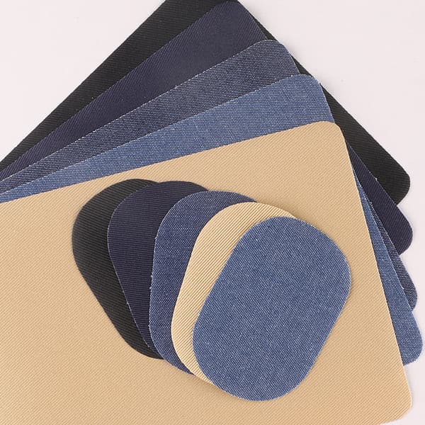 Sæt med reparationslapper til jeans og tøj, 3-pak MultiColor
