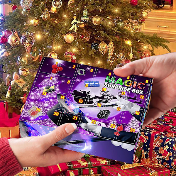 Julkalender 2023, Magiska Rekvisita Blind Box, Magisk Blind Box, Rolig Julgåva