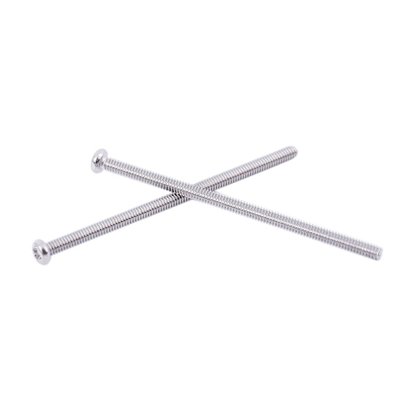 120 kpl Hopeakromattuja M2 x 40mm 304 Ruostumattomasta Teräksestä Valmistettuja Pyöreäpäisiä Ruuveja