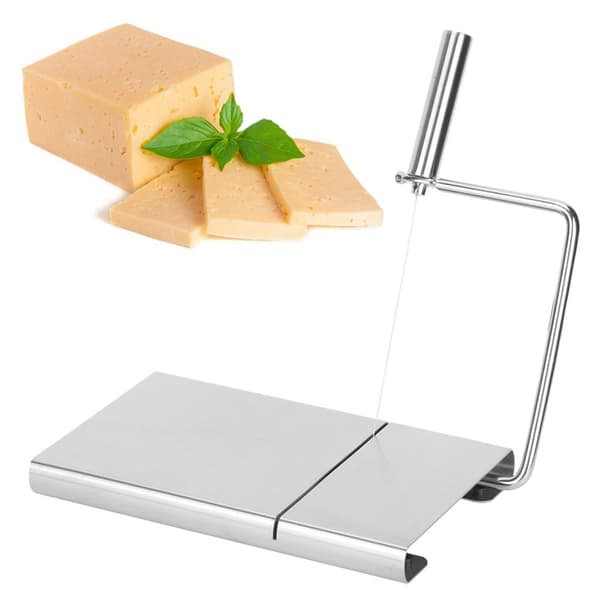 Stainless Steel Cheese Slicer with Cutting Wire - Kitchen Accessory