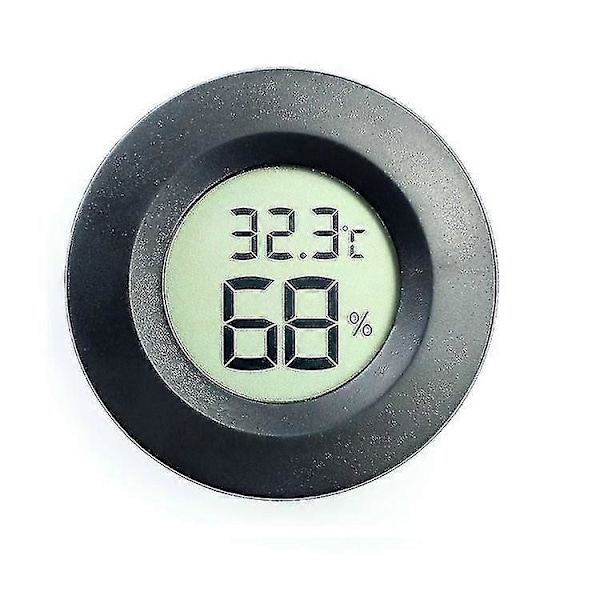2 stk Mini Digital LCD Termometer Hygrometer Temperatur Fuktighet Bærbart Termometer Termo Hygrometer Indikator