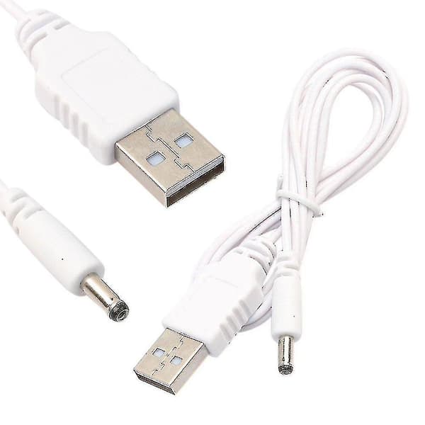 Usb-ladekabel for Foreo Luna 3 ansiktsrensbørste, hvit