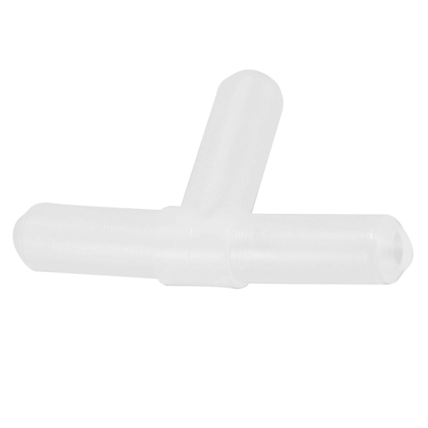 Plastik 3-vejs T-formet Akvarie Luftventiler 200 stk. Klar Hvid