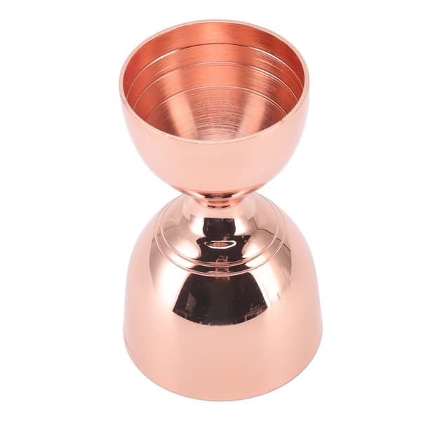 Cocktail Jigger i rustfrit stål - 30/60 ml måling, holdbar og præcis - Rosaguld