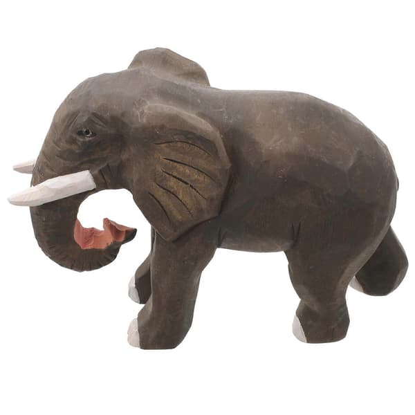 Elefantstatue Tre Elefantskulptur Elefantfigur Dyreformet Dekorasjon