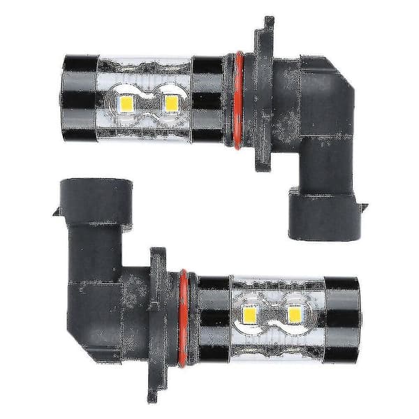2 stk H10 50w 10smd Høy Effekt Bil LED Tåkelys Front Tåkelys