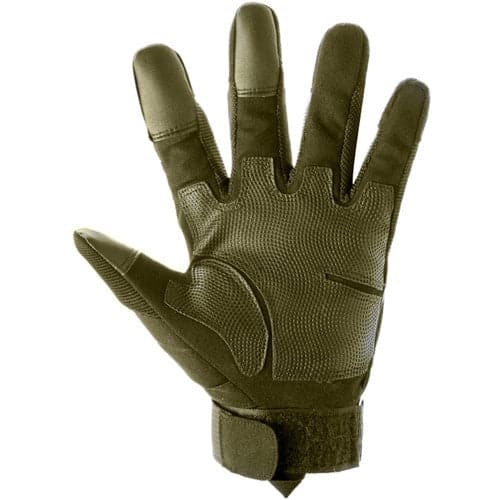 Tactical gloves touchscreen five-finger khaki size L 1 pair