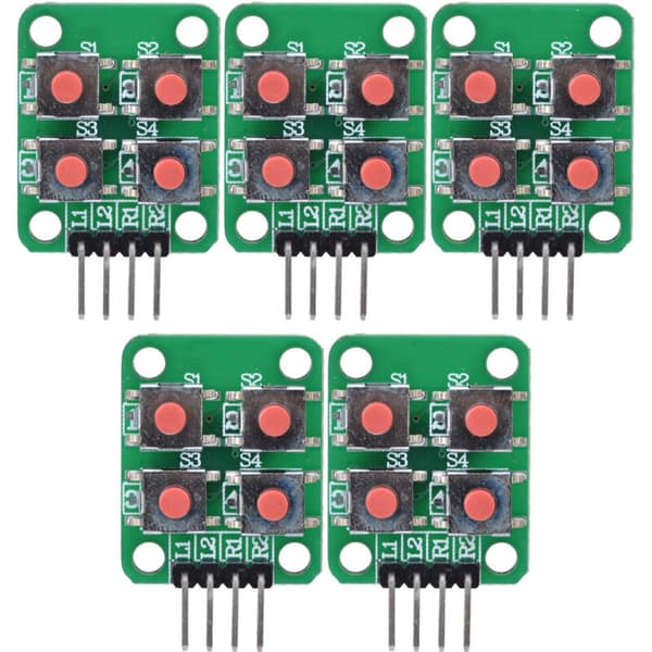 5 stk. 2x2 Scan 4 tastaturmodul nøglekontakt til elektrisk styring