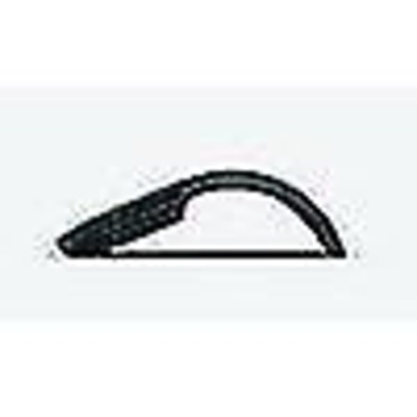 Microsoft - Arc Mouse - Bluetooth-mus for PC, bærbare datamaskiner kompatibel med Windows, Mac, Chrome OS (tynn, lett, transportabel, taktil) - Svart - ya