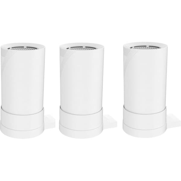 Tp Link Deco Be65 / Be85 / Be95 Mesh System Wifi 7 Enkel Och Robust Väggfäste Tp Link Deco Be65 / Be85 / Be95 Med Kabelhantering (Vit, 3