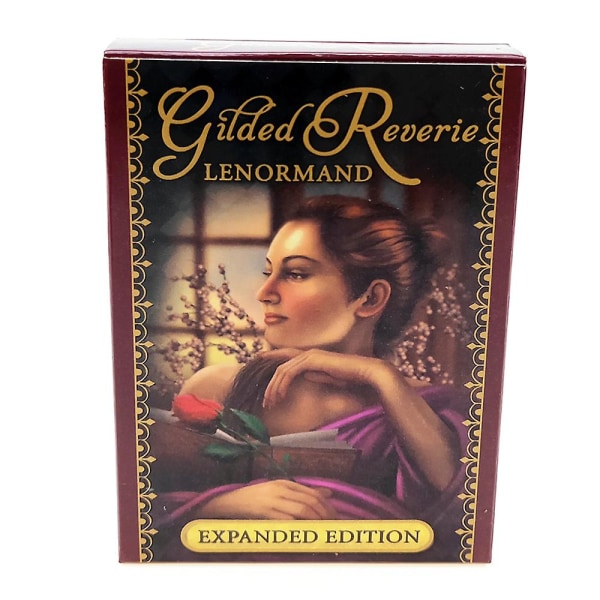 47 kort Gilded Reverie Lenormand Expanded Edition Tarot Oracle Cards Familjefestspel
