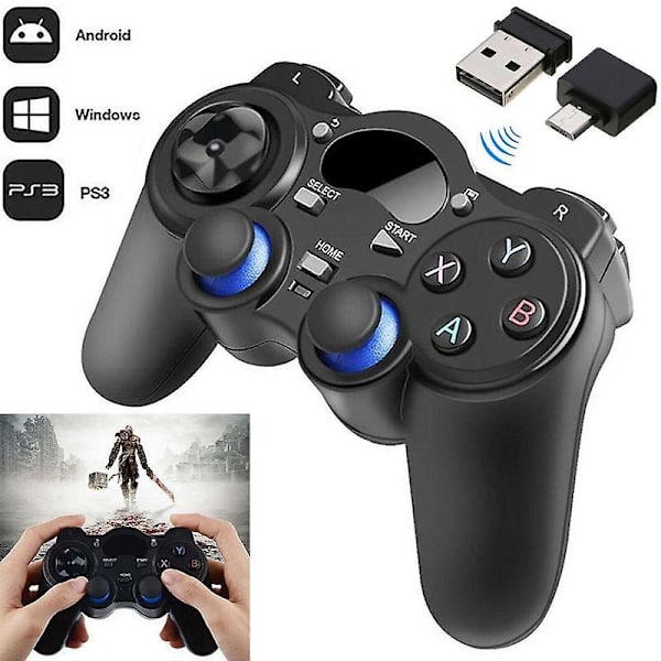 2,4 GHz Trådløs Kontroller Gamepad For Android Tablet Telefon PC Smart TV Box
