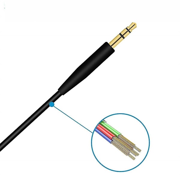 Til Qc35 Hovedtelefonkabel Qc25 Qc35 Ii Qc45 Soundtrue Audiokabel 3.5 Til 2.5 Bærbar Paroptagelse