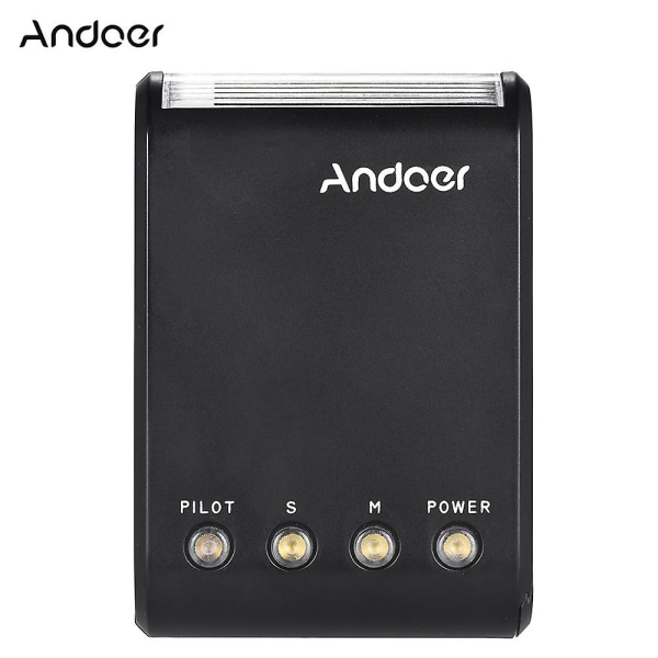 Andoer WS-25 Professional Portable Mini Digital Slave Flash Speedlite On-Camera Flash med Universal