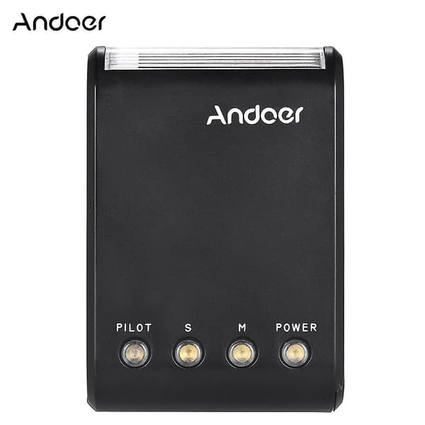 Andoer WS-25 Professionel Bærbar Mini Digital Slave Flash Speedlite On-Camera Flash med Universal