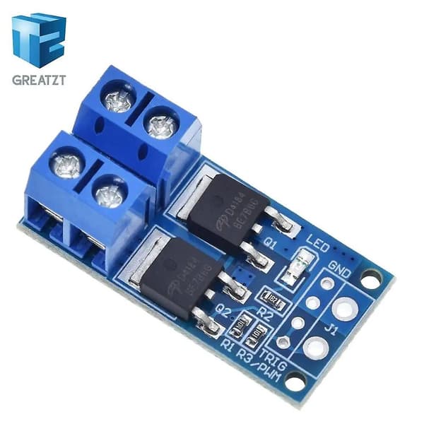 15a 400w Mosfet Trigger Switch Drive Modul Pwm Regulator Kontrolpanel