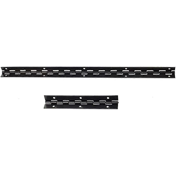 2 kpl Metallipianohihna, 153X26Mm Pitkä 270 Asteen Aukihihna Paksu Rauta Musta Huonekaluhihna Reikillä Ja Ruuveilla Pianoille, Kaappioville, Suuri