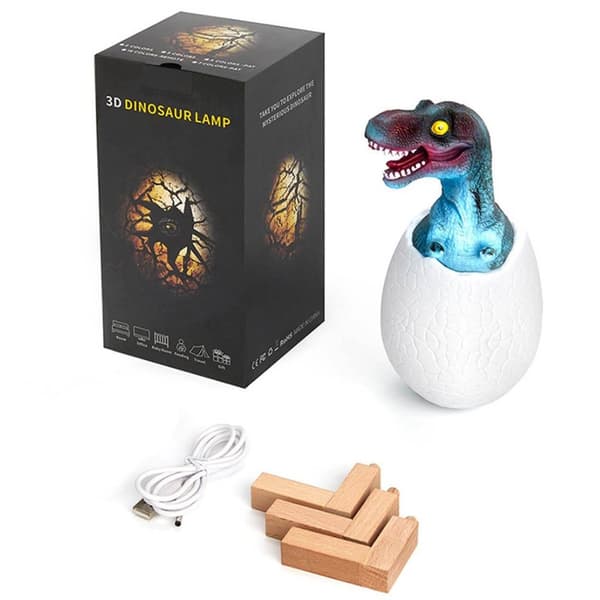 3D RGB LED Lamp Dinosaur T-REX Night Light