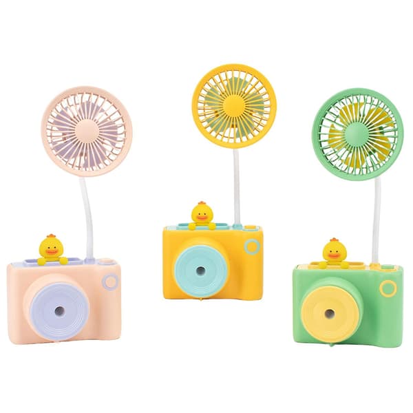 Multifunktionel Lille Ventilator med Blyantspidser, Bærbar Mini Ventilator