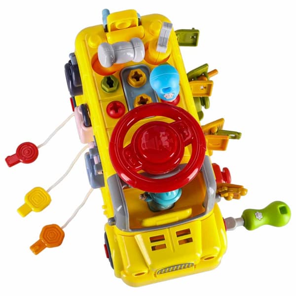 Activity Bus Building and Tool Set for Children 3+ Manual Toy