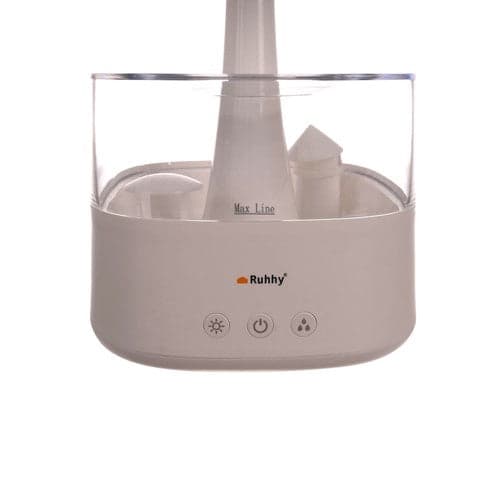 Humidifier Mushroom Shape 450 ml with LED Night Light 8 Colors White USB-C