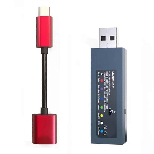 Magic-NS 2 USB-adapter for // S Kontroller Fighting Stick til Switch PC/
