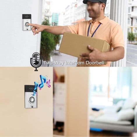 Trådløs Intercom Hjemmesikkerhet Dørklokke Toveis Samtale Hjem Dørklokker Intercom Kit Dørklokke Trådløs Intercom