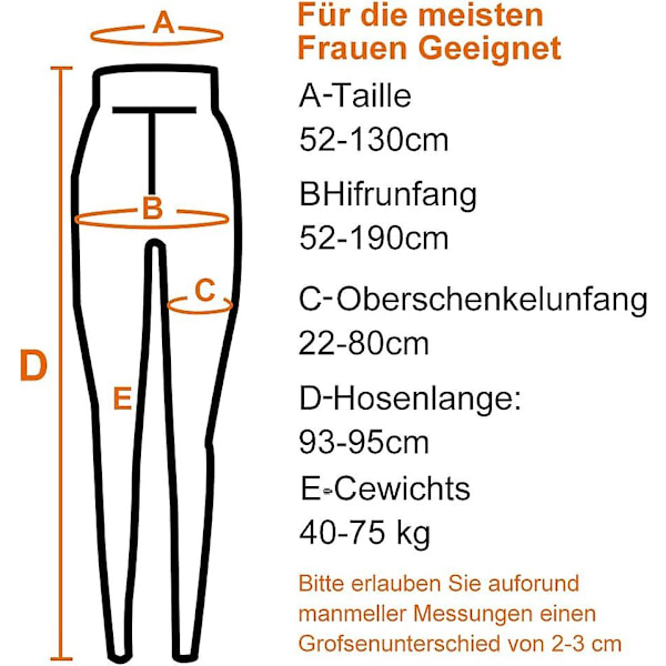 Termiska Strumpbyxor Hudfärg, Termiska Strumpbyxor Kvinna, Varma Vinter Leggings