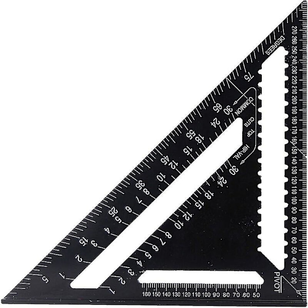 Aluminium Speed Square Måleverktøy Tak Trearbeid
