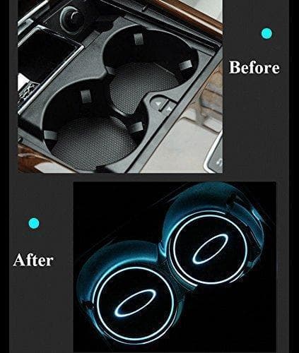 2X Mazda LED bundplade til kopholder