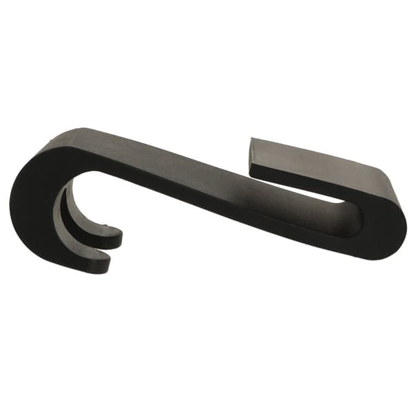 Silicone shower squeegee grey 21x19 cm with hook and holder