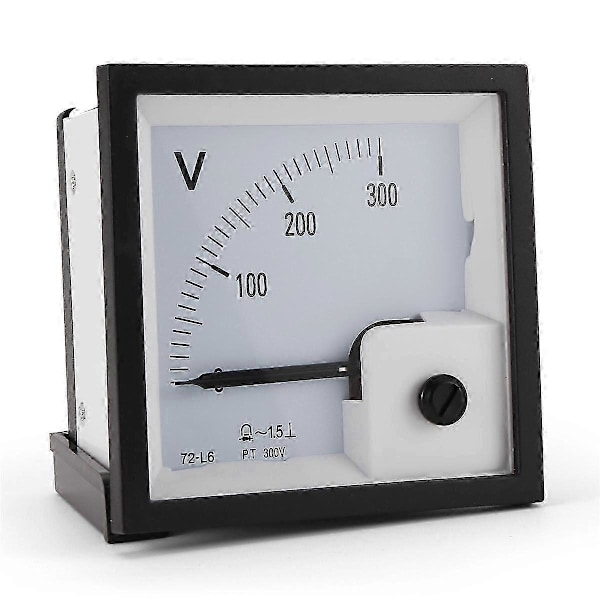 72-L6 Voltmeter 300V Pekares-typ Spänningmätare Mekanisk Huvudpekare Generatoruppsättning Del