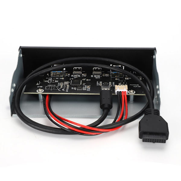 Højhastigheds USB 3.1 Gen2 Frontpanel - 10G Optisk Enhed med USB 3.0, USB 2.0, Type C, Type E - Computerkomponenter