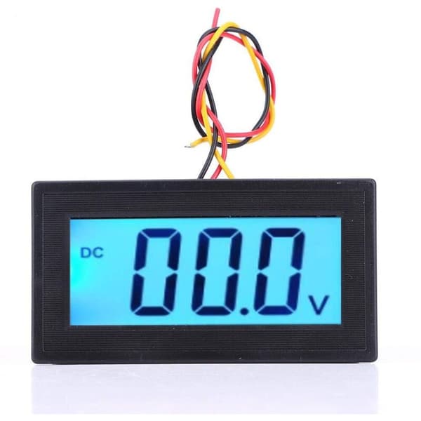 YB5135D Digital Voltmeter Spänningstestare Tretråds LCD-display (DC 0-200V)